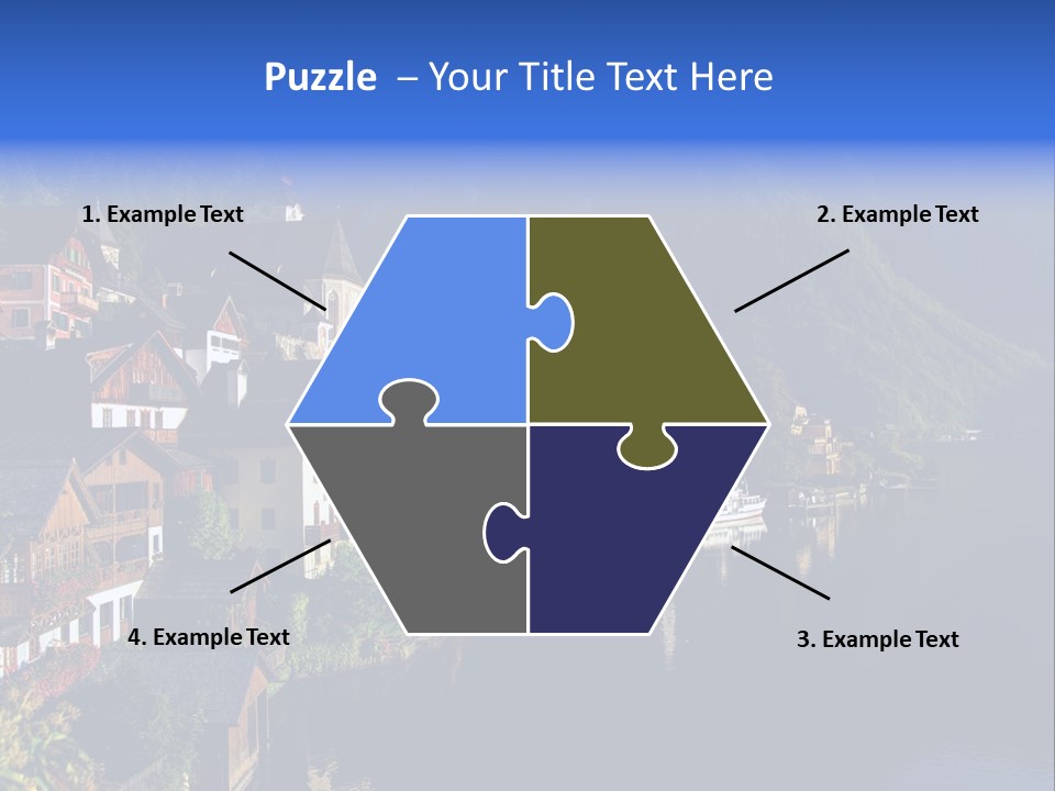 Heaven Salzkammergut Village PowerPoint Template