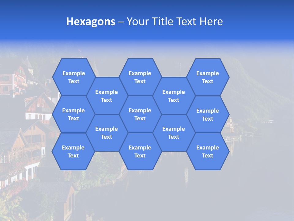 Heaven Salzkammergut Village PowerPoint Template