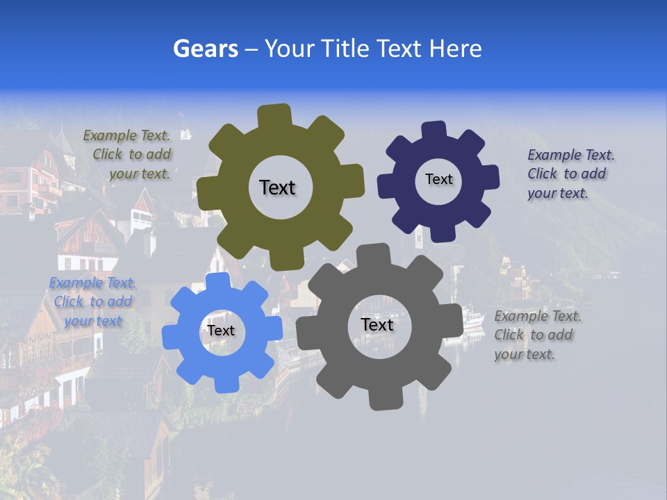 Heaven Salzkammergut Village PowerPoint Template