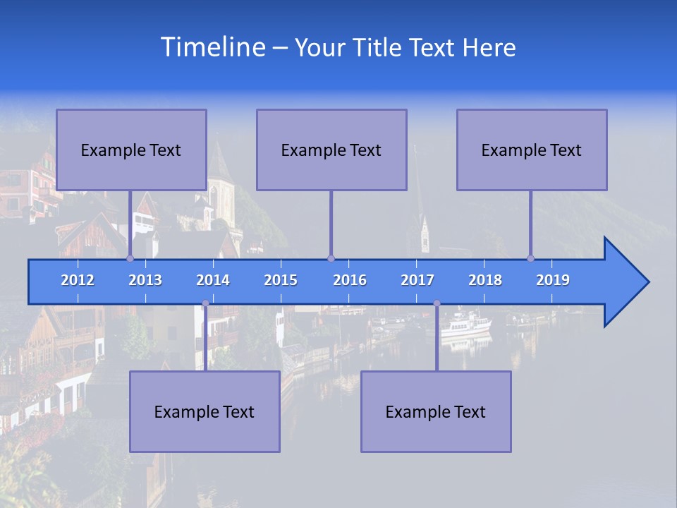 Heaven Salzkammergut Village PowerPoint Template