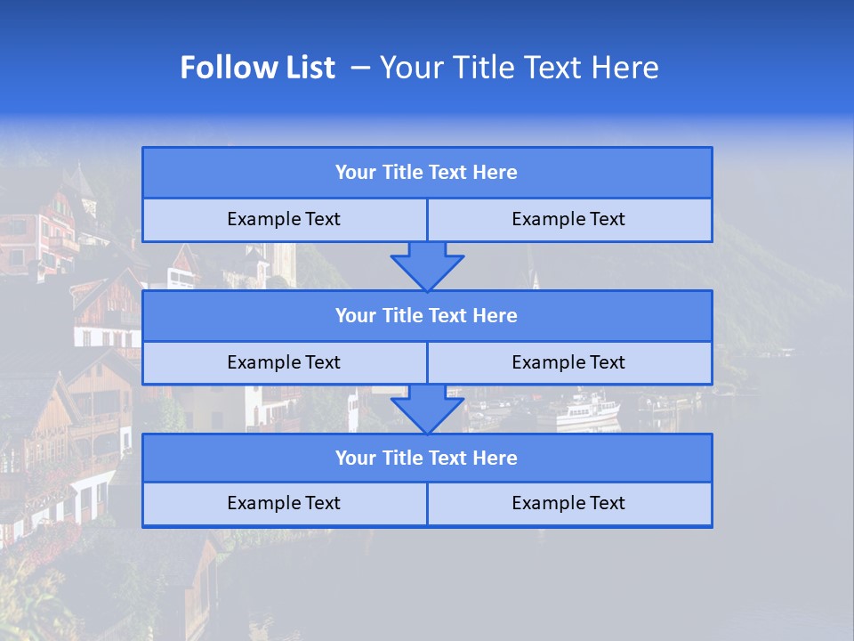 Heaven Salzkammergut Village PowerPoint Template
