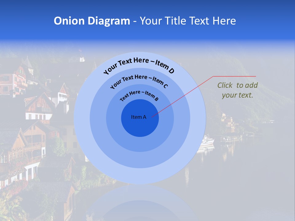 Heaven Salzkammergut Village PowerPoint Template
