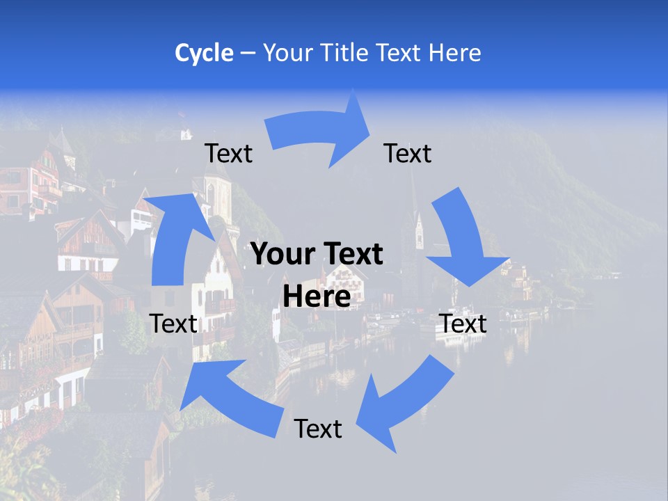 Heaven Salzkammergut Village PowerPoint Template
