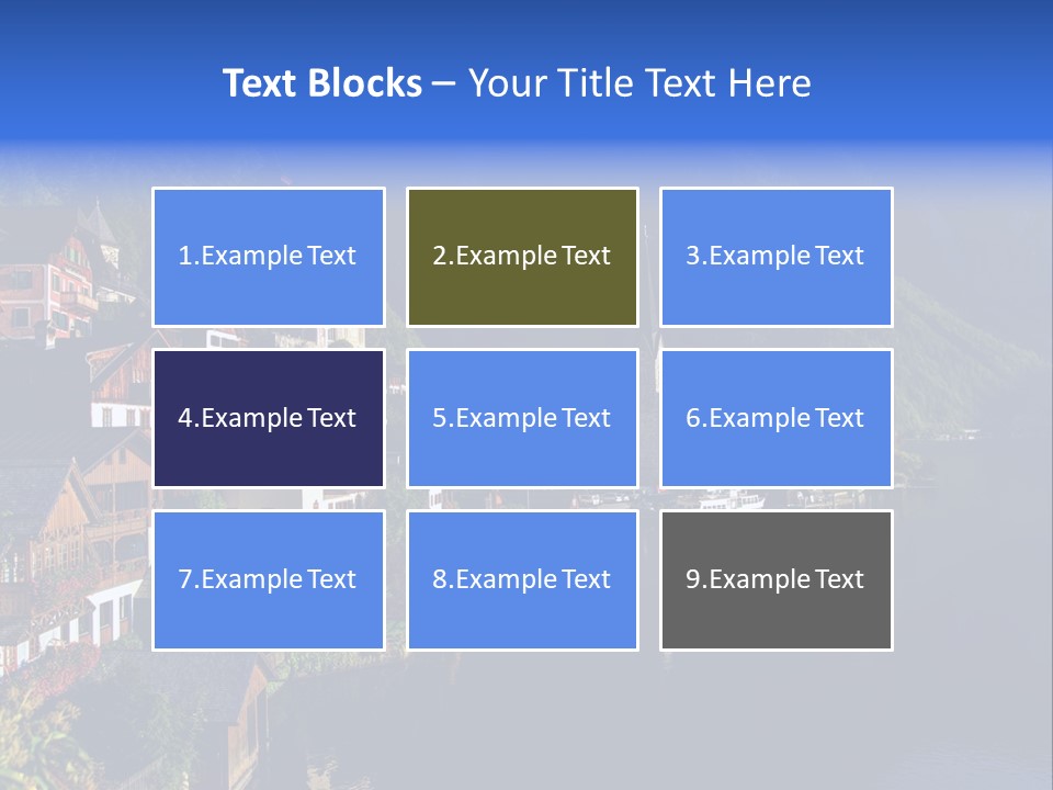 Heaven Salzkammergut Village PowerPoint Template