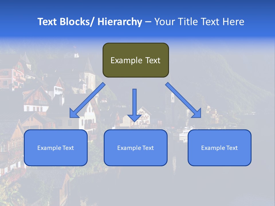 Heaven Salzkammergut Village PowerPoint Template