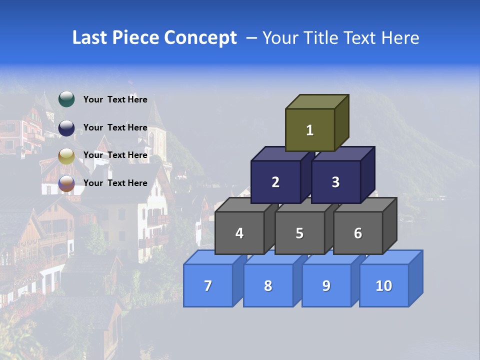 Heaven Salzkammergut Village PowerPoint Template