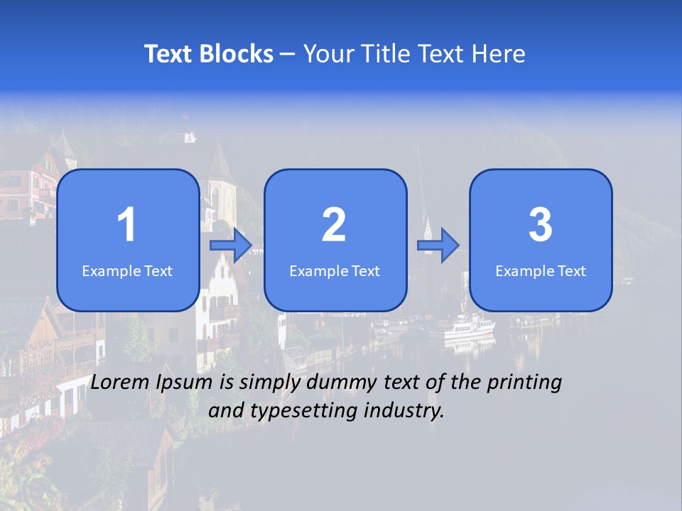 Heaven Salzkammergut Village PowerPoint Template