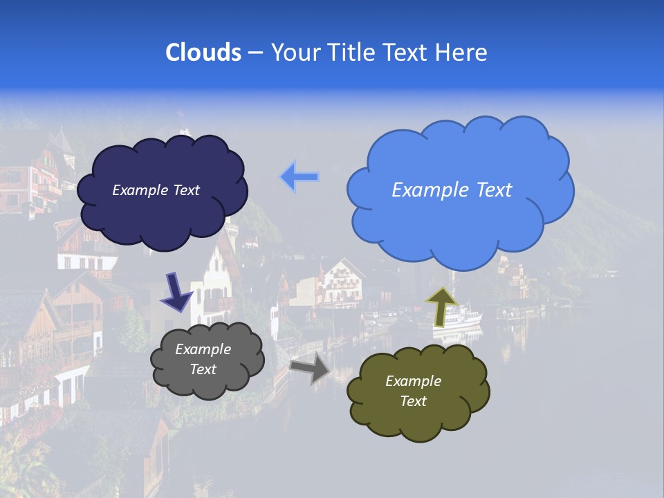 Heaven Salzkammergut Village PowerPoint Template