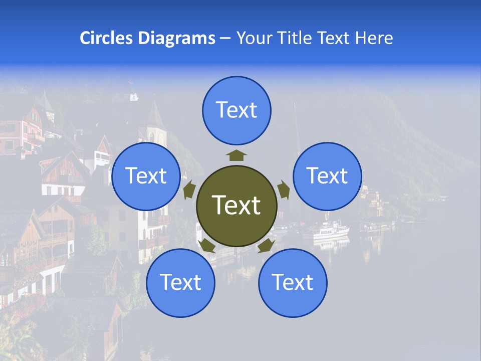 Heaven Salzkammergut Village PowerPoint Template