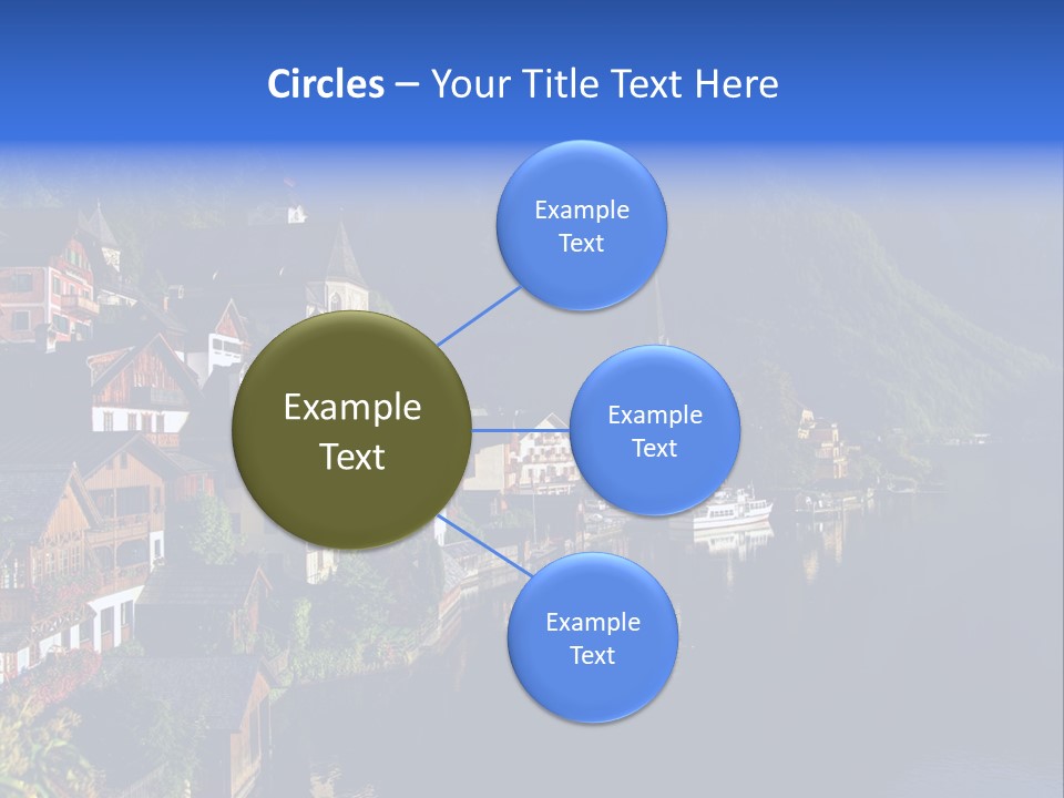Heaven Salzkammergut Village PowerPoint Template