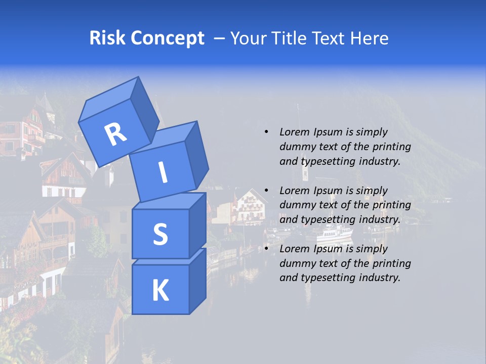 Heaven Salzkammergut Village PowerPoint Template