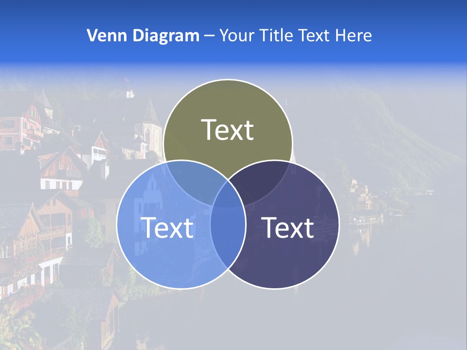 Heaven Salzkammergut Village PowerPoint Template