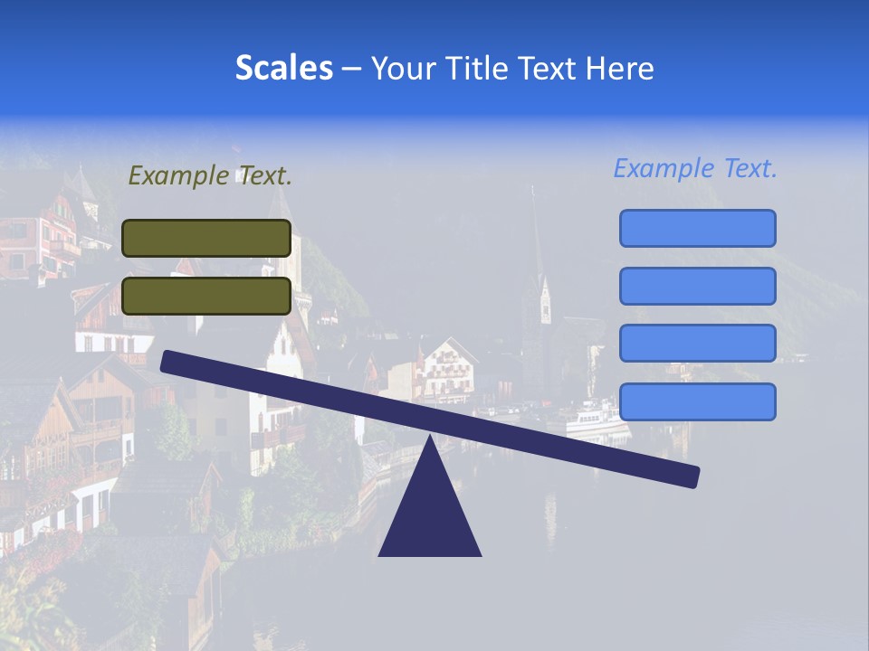 Heaven Salzkammergut Village PowerPoint Template