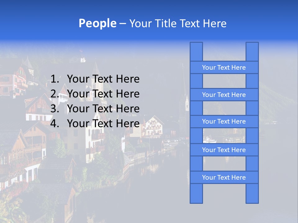 Heaven Salzkammergut Village PowerPoint Template