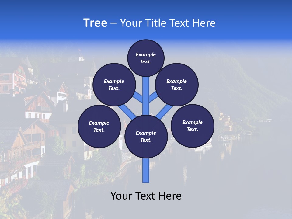 Heaven Salzkammergut Village PowerPoint Template