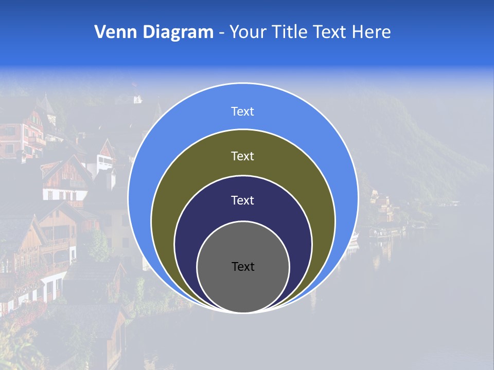 Heaven Salzkammergut Village PowerPoint Template