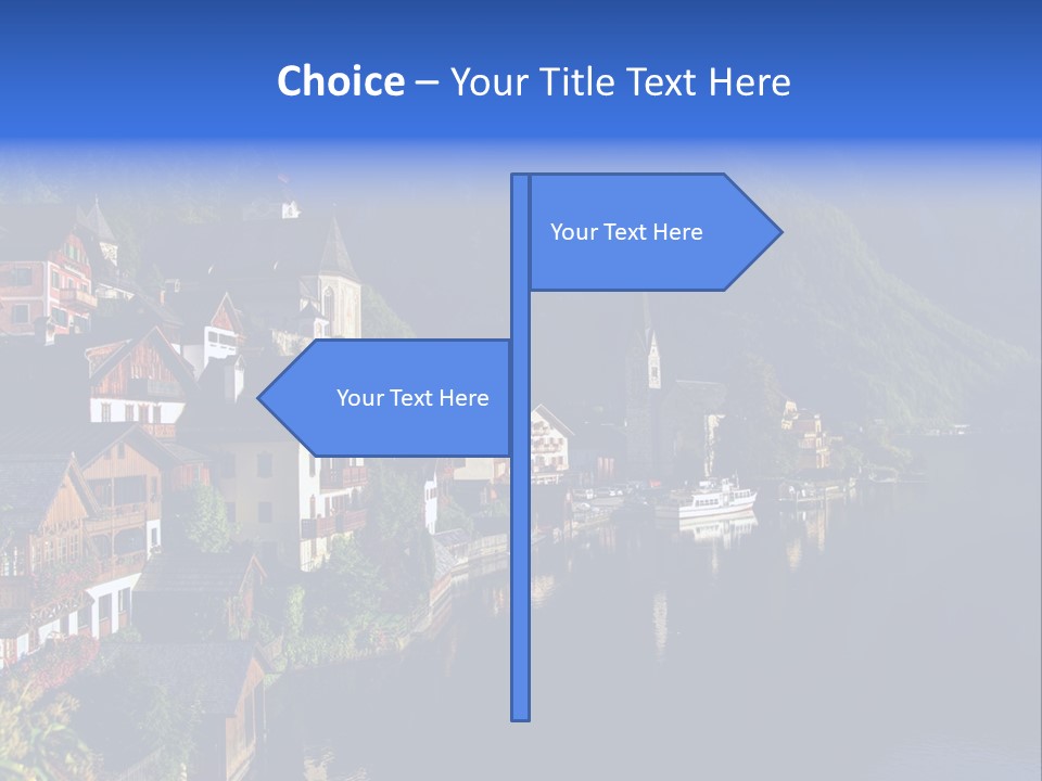 Heaven Salzkammergut Village PowerPoint Template
