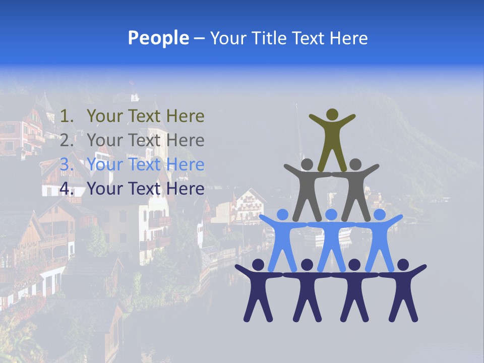 Heaven Salzkammergut Village PowerPoint Template