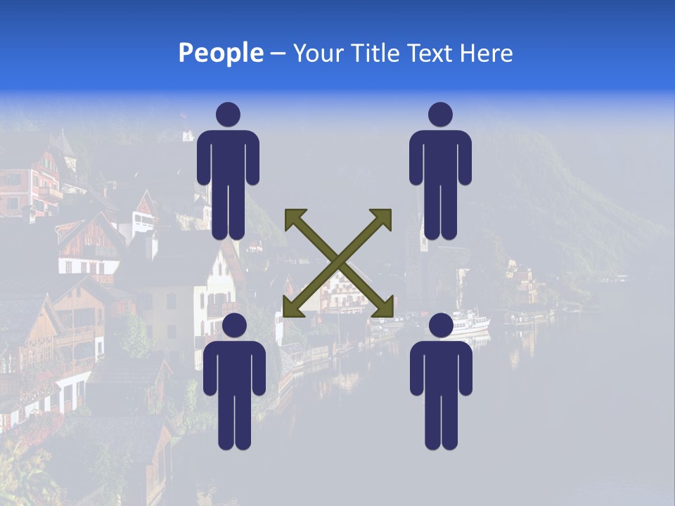 Heaven Salzkammergut Village PowerPoint Template