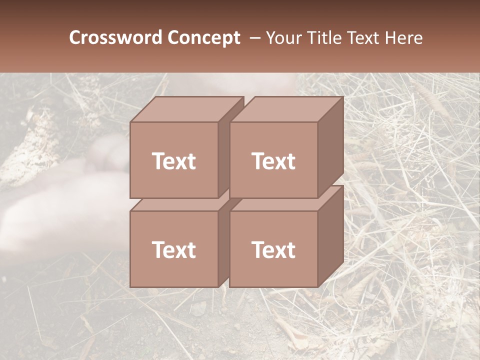 Wood Timber Leaves PowerPoint Template