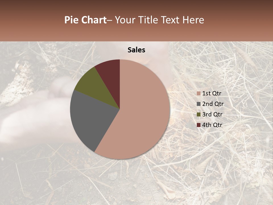 Wood Timber Leaves PowerPoint Template