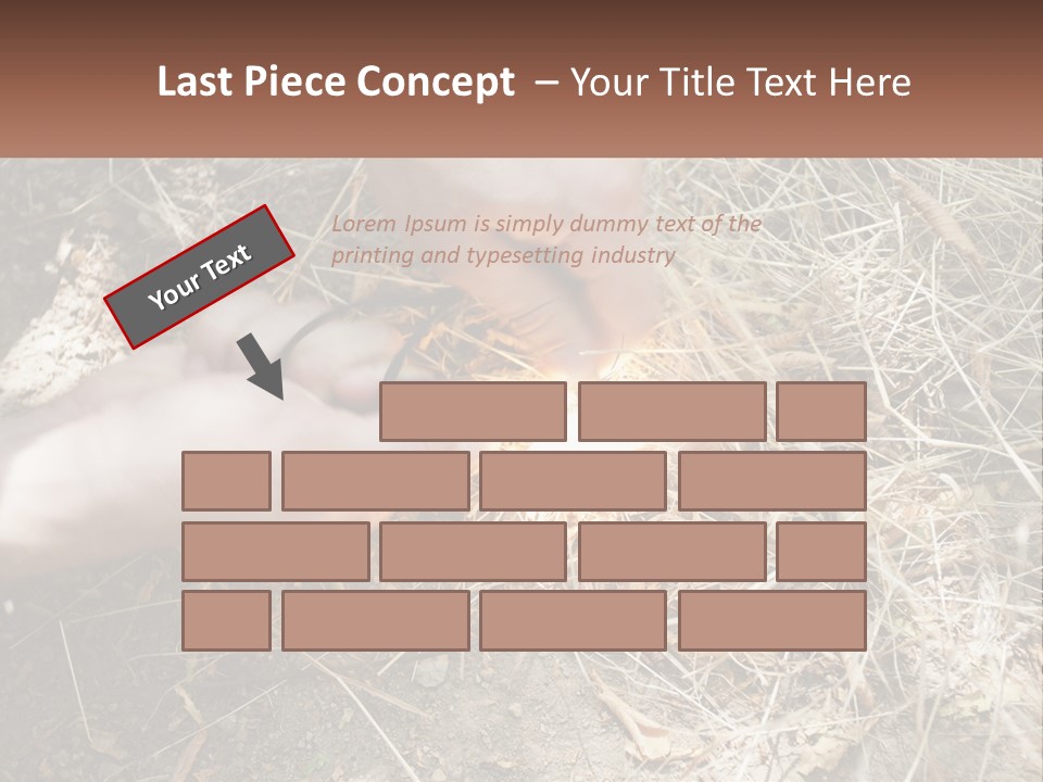 Wood Timber Leaves PowerPoint Template