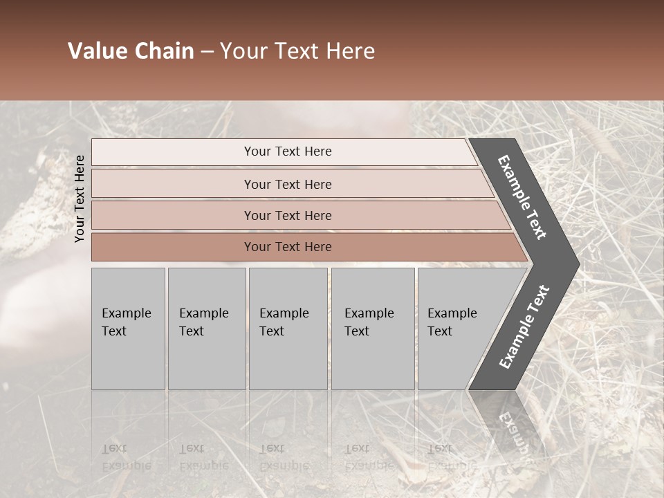 Wood Timber Leaves PowerPoint Template