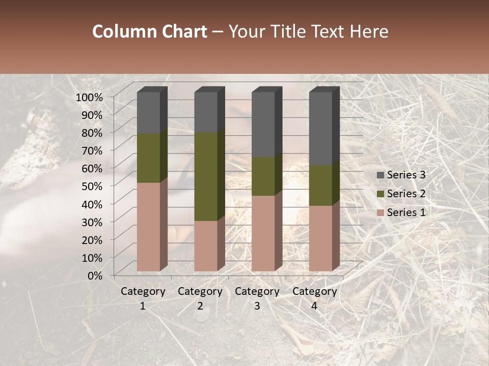 Wood Timber Leaves PowerPoint Template