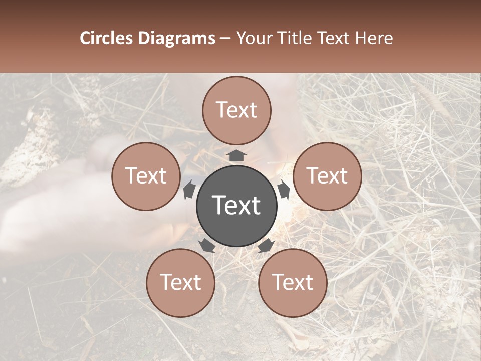 Wood Timber Leaves PowerPoint Template