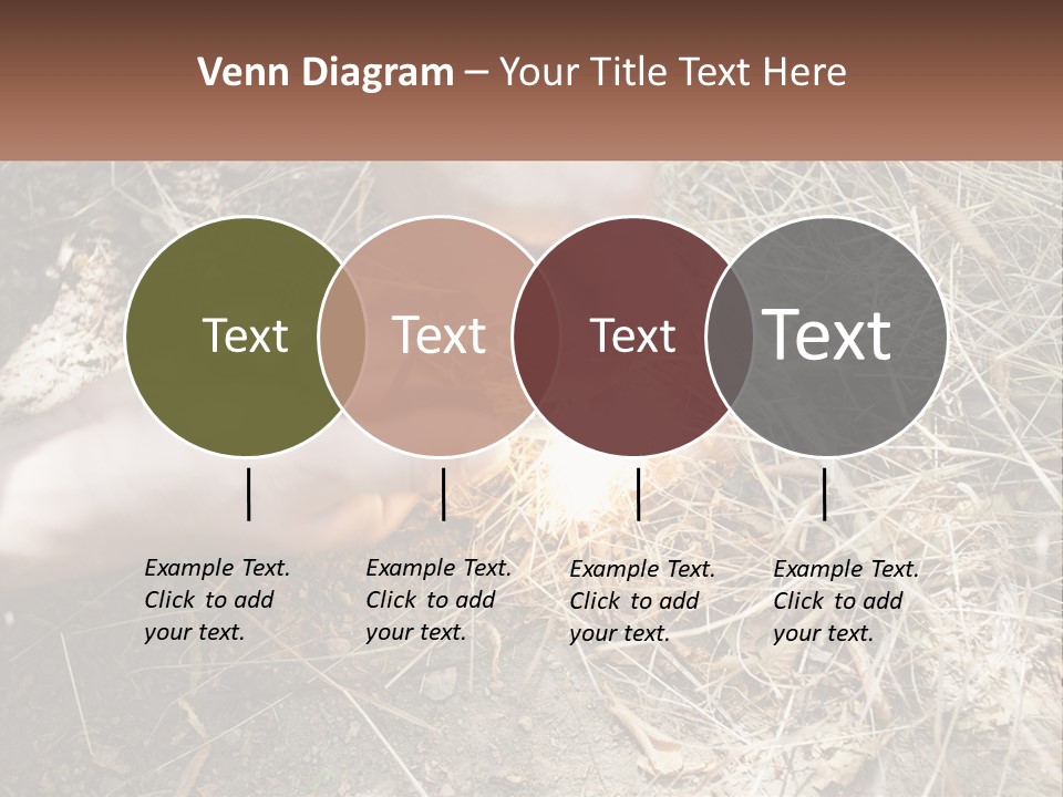 Wood Timber Leaves PowerPoint Template