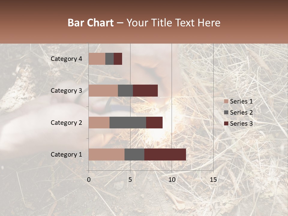 Wood Timber Leaves PowerPoint Template