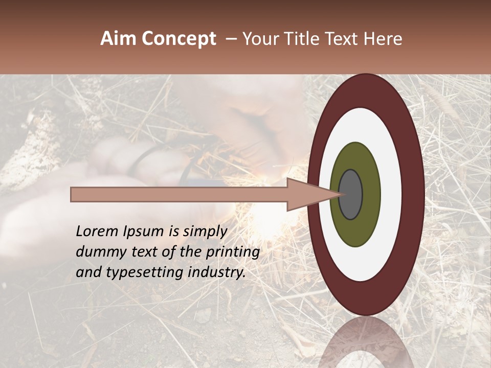 Wood Timber Leaves PowerPoint Template