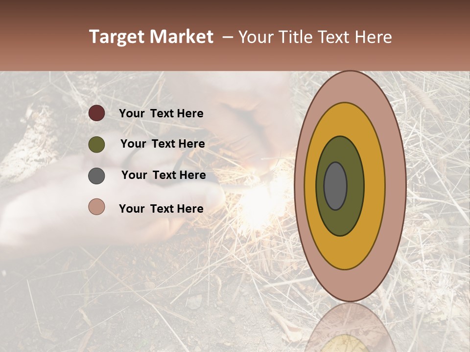 Wood Timber Leaves PowerPoint Template