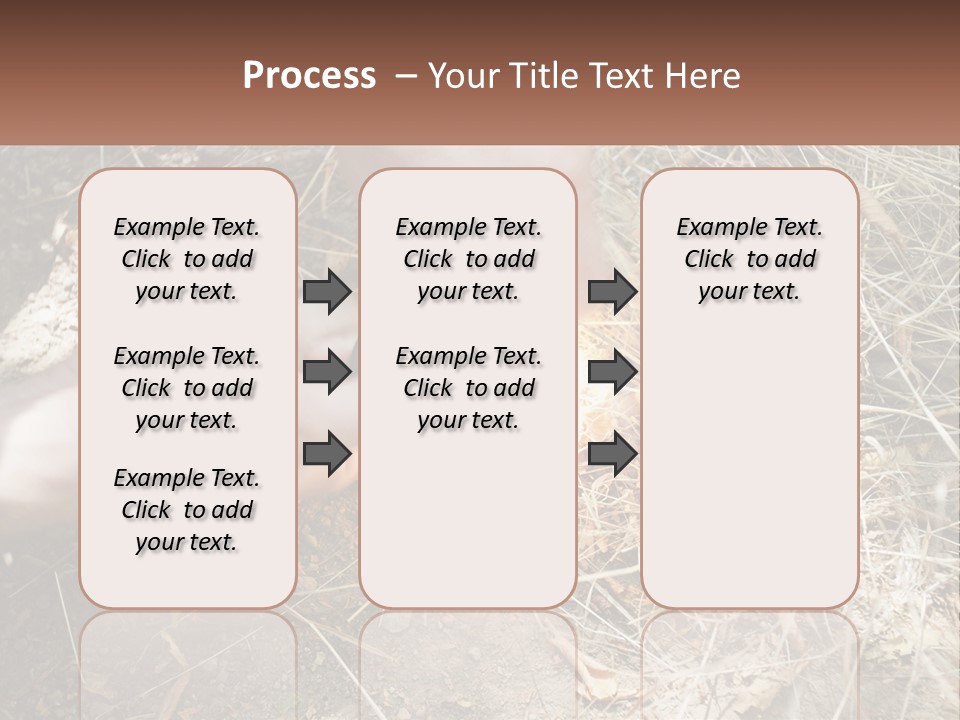 Wood Timber Leaves PowerPoint Template