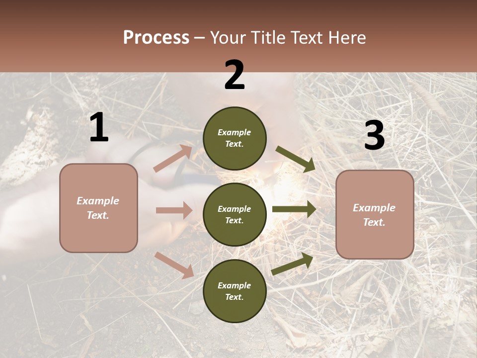 Wood Timber Leaves PowerPoint Template
