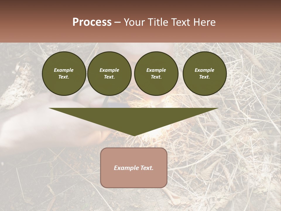 Wood Timber Leaves PowerPoint Template