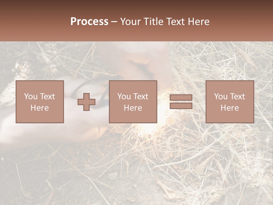 Wood Timber Leaves PowerPoint Template