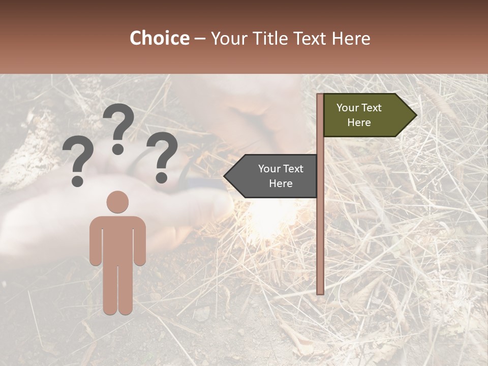 Wood Timber Leaves PowerPoint Template