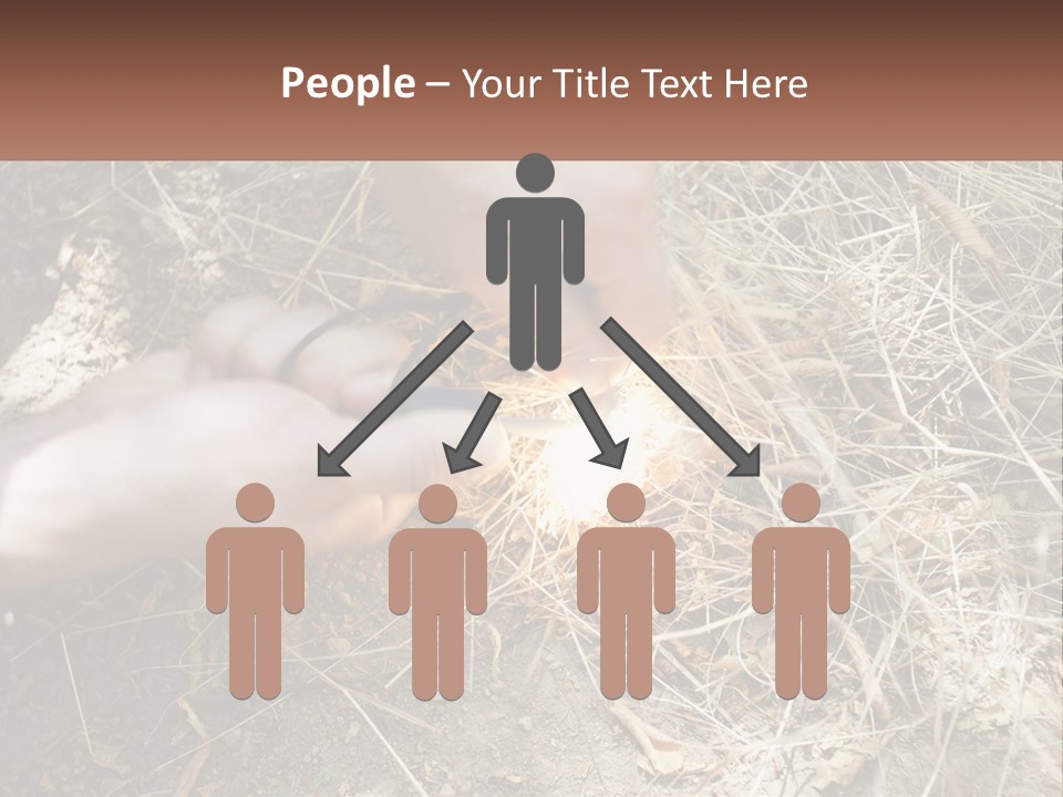 Wood Timber Leaves PowerPoint Template