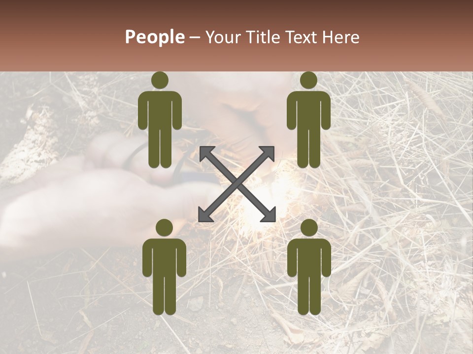 Wood Timber Leaves PowerPoint Template