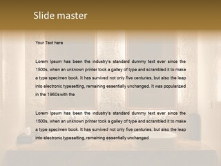 Architecture Lamp Granite PowerPoint Template
