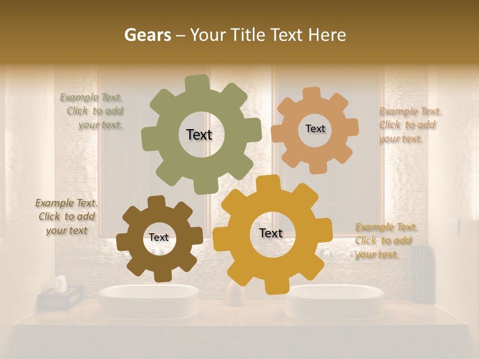 Architecture Lamp Granite PowerPoint Template