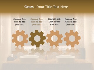 Architecture Lamp Granite PowerPoint Template