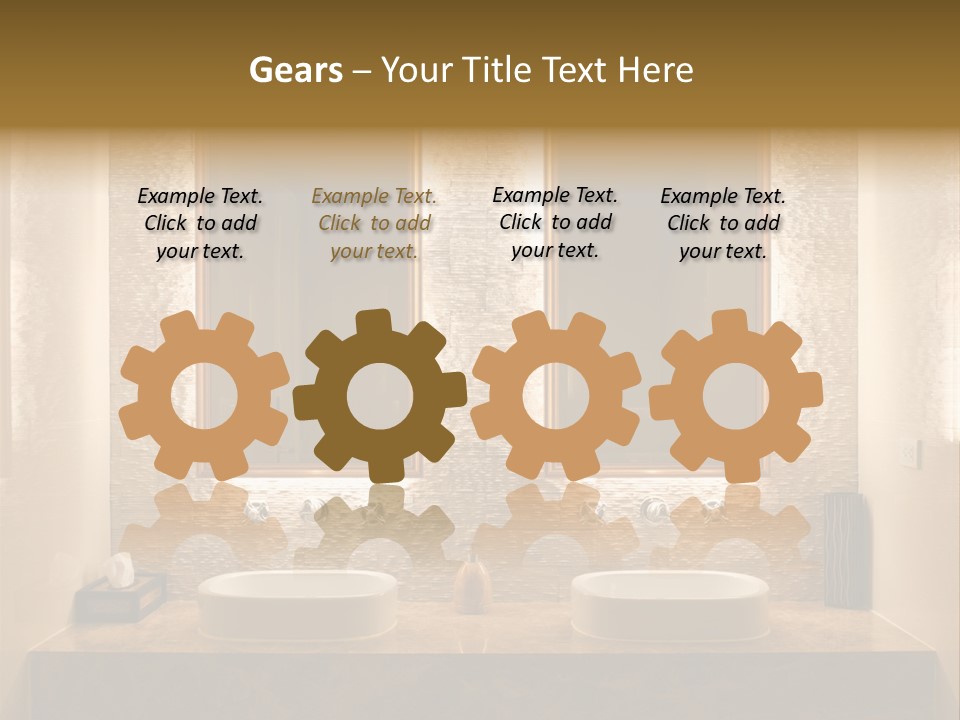 Architecture Lamp Granite PowerPoint Template