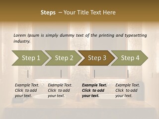Architecture Lamp Granite PowerPoint Template