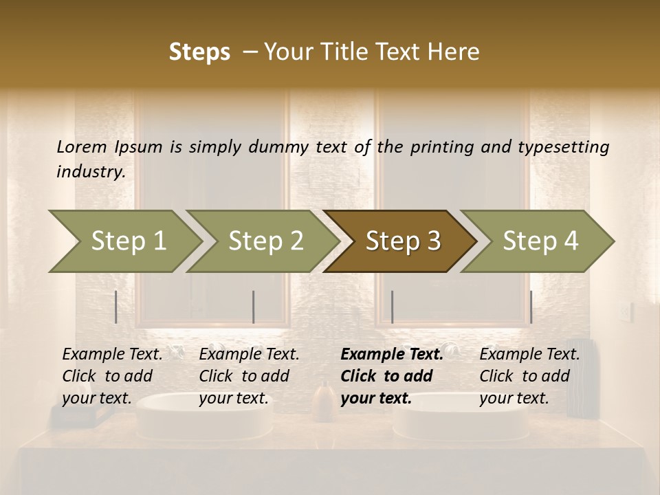 Architecture Lamp Granite PowerPoint Template