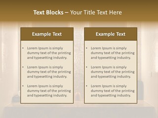 Architecture Lamp Granite PowerPoint Template