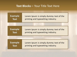 Architecture Lamp Granite PowerPoint Template