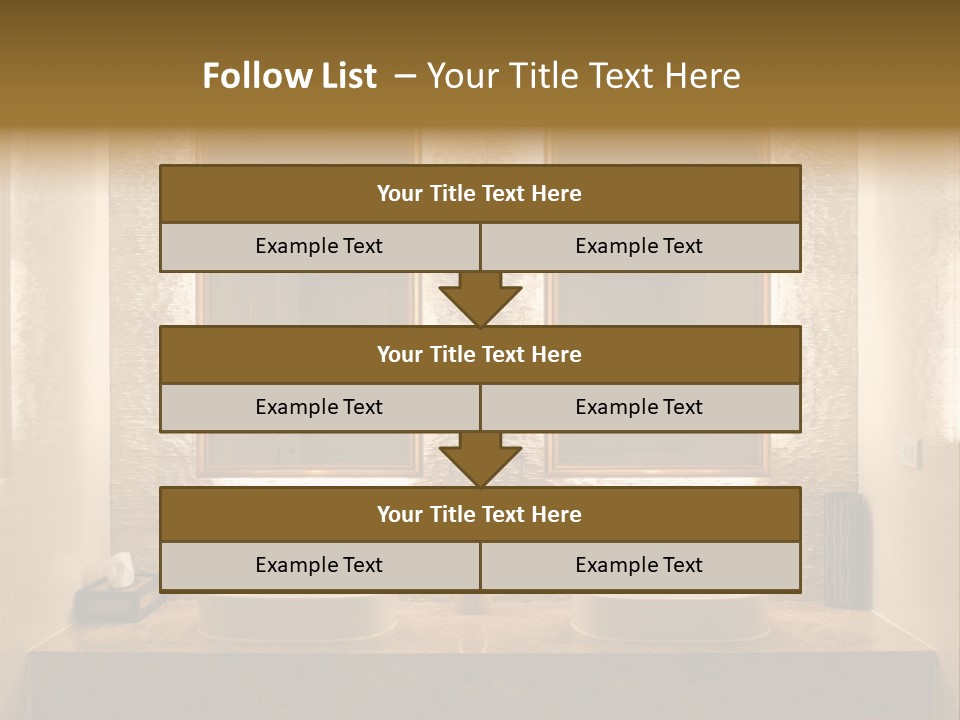 Architecture Lamp Granite PowerPoint Template