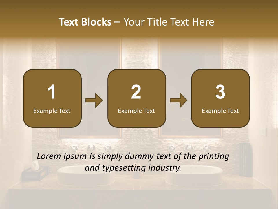 Architecture Lamp Granite PowerPoint Template